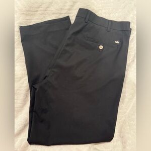 Peter Millar crown sport black trousers eb78 golf